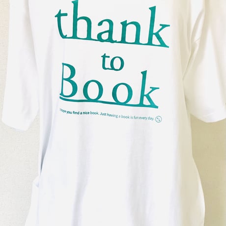 thank to BookTシャツ（XLサイズ）ステッカー付き