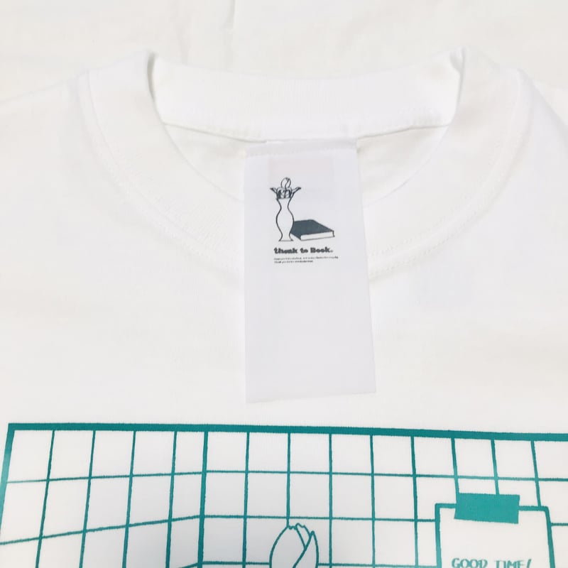 受注商品: 日常Tシャツ（Green/Book)(S/M/XL) | honne