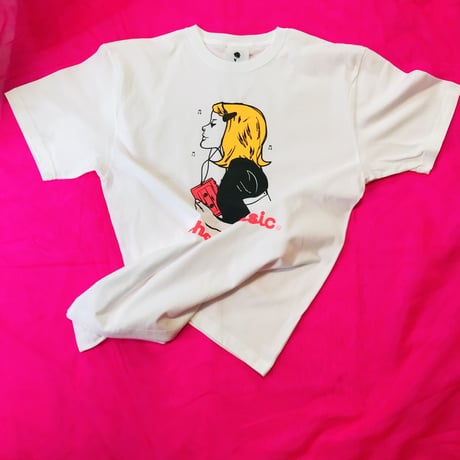 受注：Music  Girl Tシャツ(S/M/XL)