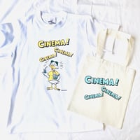 〜5/16まで！¥1100！受注: CINEMA! CINEMA! CINEMA!Tシャツ(S/M/XL)  &トートセット※5/25〜6/15発送予定です。 ※土日、祝日含まず