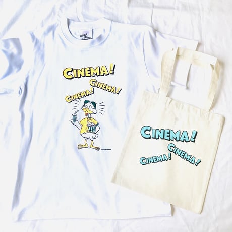 〜5/16まで！¥1100！受注: CINEMA! CINEMA! CINEMA!Tシャツ(S/M/XL)  &トートセット※5/25〜6/15発送予定です。 ※土日、祝日含まず