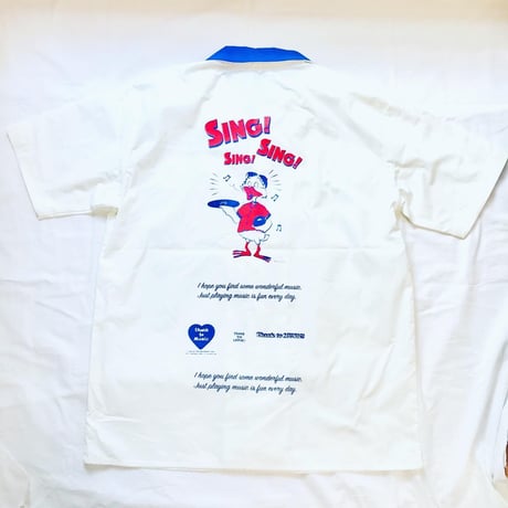SING!SNG!SING!リメイクオープンカラーシャツ（XL)
