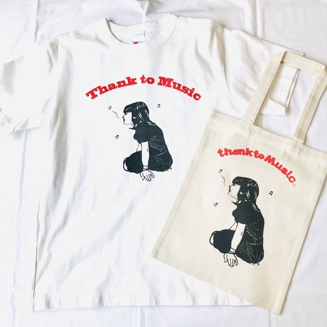 〜5/16まで！¥1100！受注:SING GIRL  Tシャツ(S/M/XL) &トートセット※5/25〜6/15発送予定です。 ※土日、祝日含まず