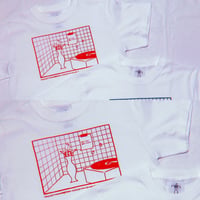 音楽のある生活Tシャツ（Red)(S/M/XL)※翌々週の金曜日