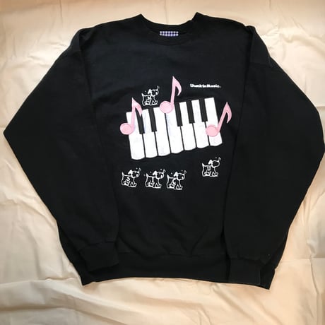 USED！thank to Musicスウェット＋付け襟set
