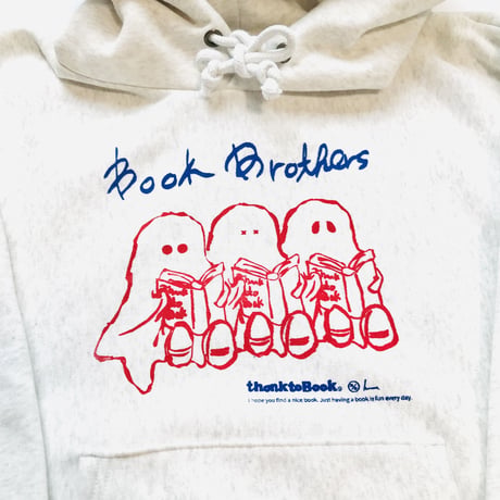 thank to Book裏起毛パーカー（M/XL) ※翌週金曜発送