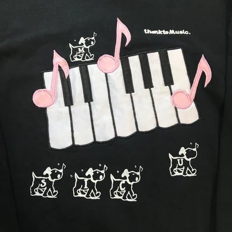 USED！thank to Musicスウェット＋付け襟set