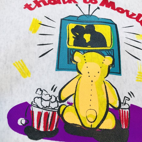 受注商品：Movie Bear裏起毛パーカー（M/XL)※※9/28〜10/15発送予定です。