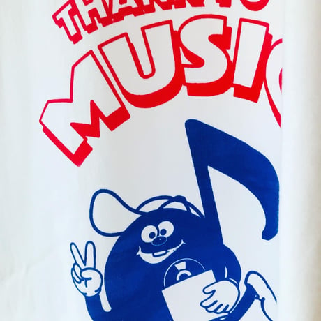 受注商品:thank to Music（musical noteC）Tシャツ(S/M/XL)
