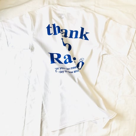 受注商品：thank to Radio Tシャツ(M/XL)※営業8〜10日発送の間に発送予定です。※土日、祝日含まず