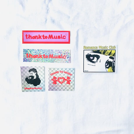 Romance Music ClubTシャツ(Sサイズ)ステッカー付き