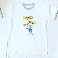 受注商品：Book! Book! Book!リンガーTシャツ（S/M/XL) ※営業6〜8日発送