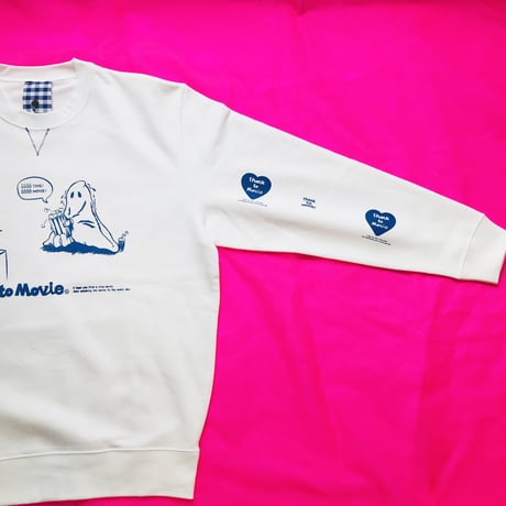 受注商品：Movie ghost スウェット（M/XL) ※2024/1/20〜1/31の間に発送致します。 ※土日祝日含まず