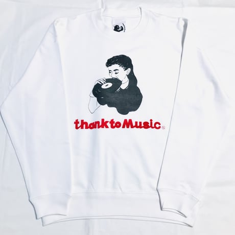受注商品：thank to Music スウェット（S/M/XL )※1か月〜1か月半発送予定