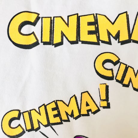 受注商品：CINEMA! CINEMA! CINEMA!リンガーTシャツ（S/M/XL)※営業6〜8日発送