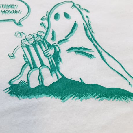 受注商品：Movie ghostリメイクTシャツ（リンガー風）（M/XL) ※8/31〜9/16発送予定