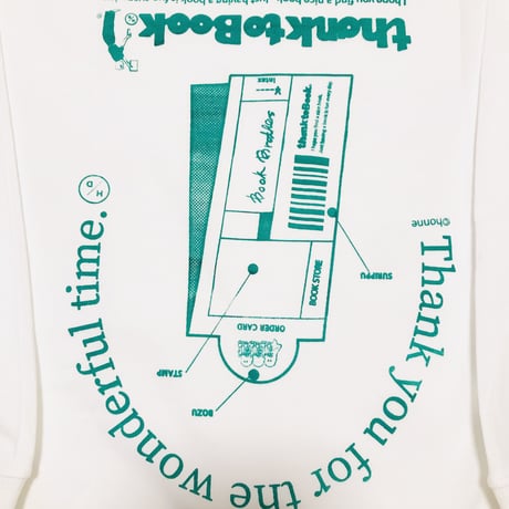 12/10まで！¥6600→¥3980！受注商品：thank to BookロンT(BookStore Ver.) (XL) 営業6〜8日を予定しております。）  ※土日祝日含まず