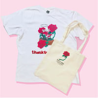 〜5/12まで！受注商品：Rose Record　Tシャツ＆トートSET（S/M/XL)※5/20〜5/31発送