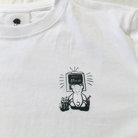 SUMMER  SALE!thank to Movie,BookワンポイントTシャツ（M)