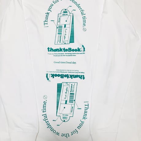 12/10まで！¥6600→¥3980！受注商品：thank to BookロンT(BookStore Ver.) (XL) 営業6〜8日を予定しております。）  ※土日祝日含まず