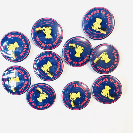 缶バッジ( Music Bear)