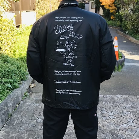 受注商品（〜12/13  午前9時まで！)：SING!SING!SING!コーチジャケット３点セット（S/M/XL)
