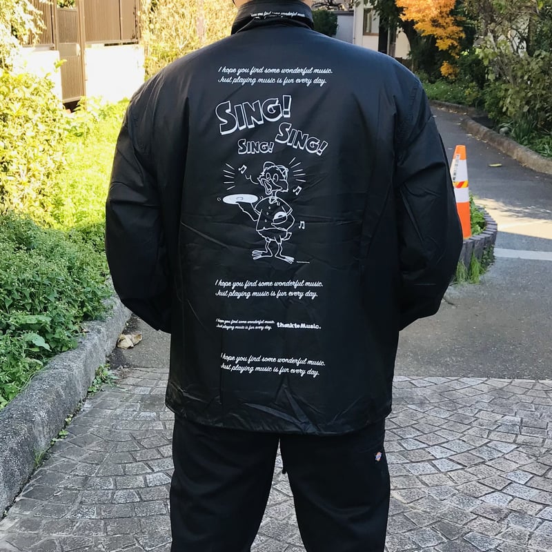 受注商品（〜1/31)：SING!SING!SING!コーチジャケット/裏地