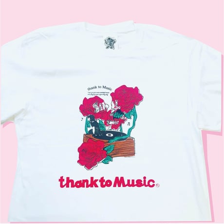 〜5/12まで！受注商品：Rose Record　Tシャツ＆トートSET（S/M/XL)※5/20〜5/31発送