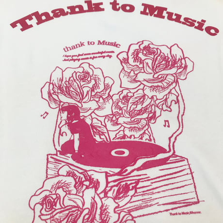 thank to Musicリメイクスウェットカーディガン（裏パイル）（M)  ※営業2〜4日発送