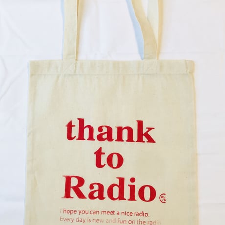 thank toRadio トート  ＜レッド＞※営業4〜5日発送
