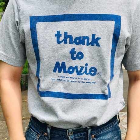 ＜Thank to movie  Tシャツ  Mサイズ　グレー＞