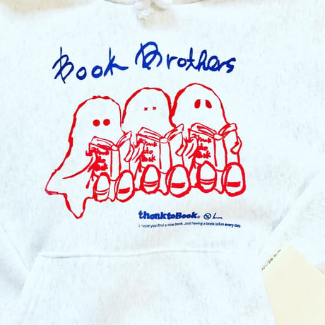 thank to Book裏起毛パーカー（M/XL) ※翌週金曜発送