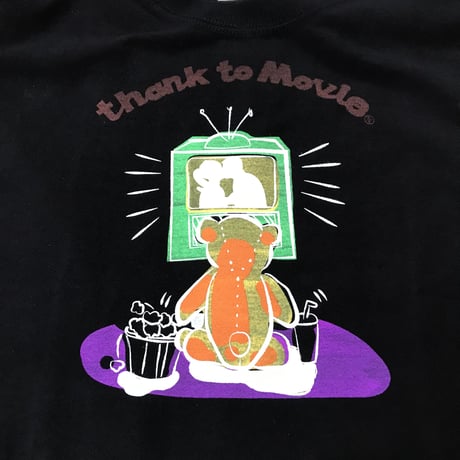 Movie BearTシャツ(Black/M)