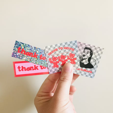 thank to movieステッカーセット