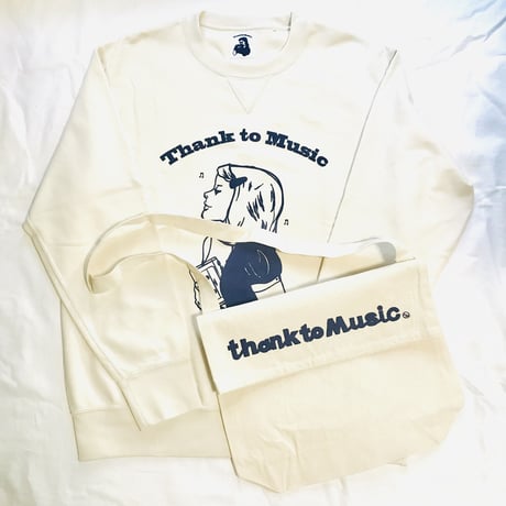 Music Girlスウェット(XL)+ショルダーバッグSET