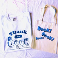 〜5/16まで！¥1100！受注:Book BrothersTシャツ B（S/M/XL）＆トートセット※5/25〜6/15発送予定です。  ※土日、祝日含まず