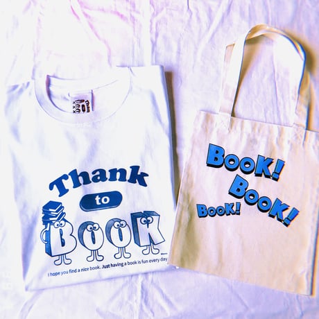 〜5/16まで！¥1100！受注:Book BrothersTシャツ B（S/M/XL）＆トートセット※5/25〜6/15発送予定です。  ※土日、祝日含まず