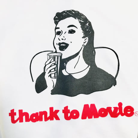 受注商品：thank to Movieスウェット（S/M/XL) ※ 1か月〜1か月半か月発送予定