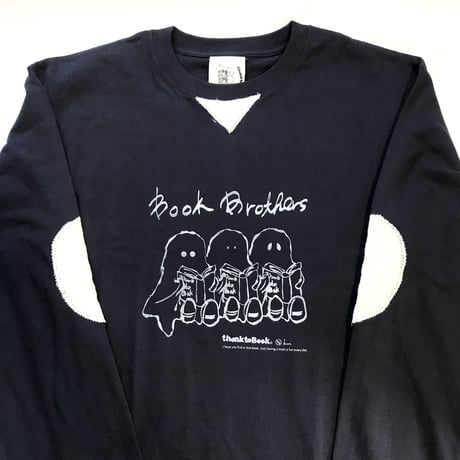[受注]Book Brothers　リメイクロンT（ Navy/XL)※1週間〜1か月半かかります。
