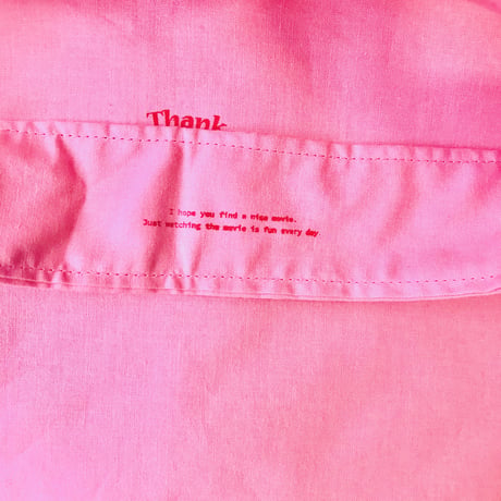 受注商品：thank to Movieトート（pink)※来年1/9〜1/21発送※土日含まず