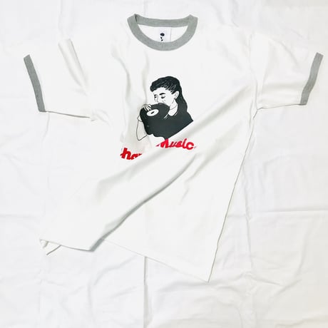 受注商品：thank to MusicリンガーTシャツ（S/M/XL) ※営業6〜8日発送