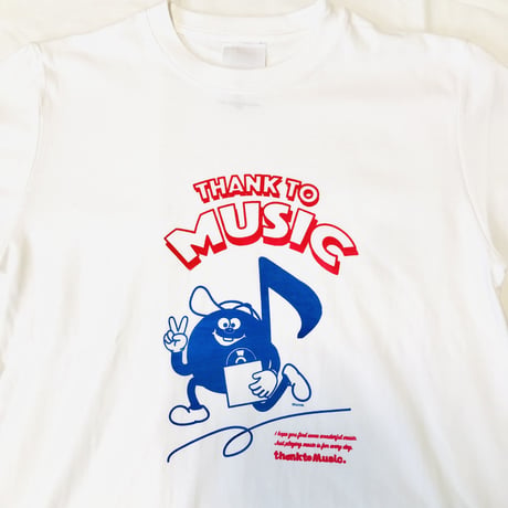 受注商品:thank to Music（musical noteC）Tシャツ(S/M/XL)