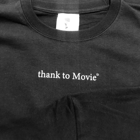 受注商品:thank to Movie,Music,BookワンポイントTシャツ(M/XL)
