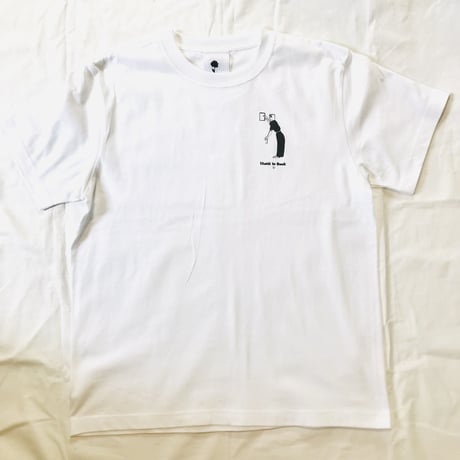 SUMMER  SALE!thank to Movie,BookワンポイントTシャツ（M)