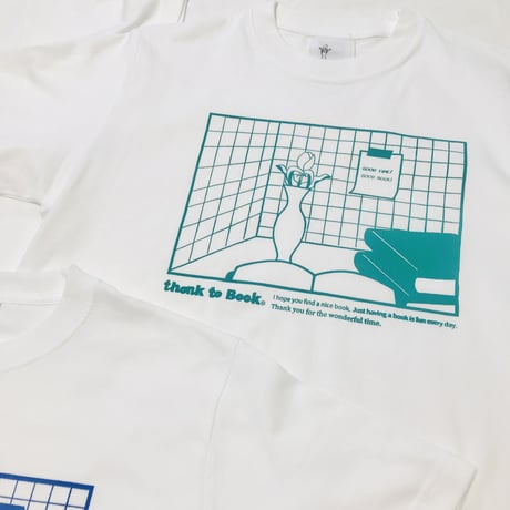 受注商品: 日常Tシャツ（Green/Book)(S/M/XL)