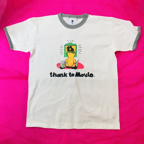 受注商品：Movie BearリンガーTシャツ（S/M/XL)