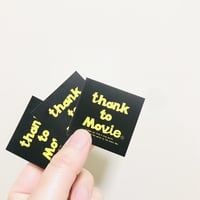 thank to Ｍovieステッカー （３枚セット）