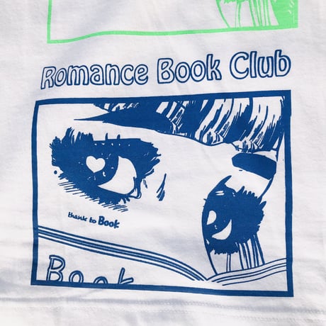 受注商品：Romance Movie,Music,BookシリーズロンT＆シール3枚&ステッカー4枚付き(M/XL) ※1ヶ月〜1ヶ月半頂きます。