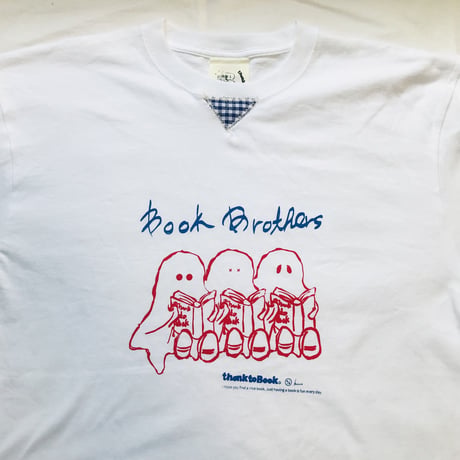 受注商品：thank to Book リメイクTシャツ（リンガー風）（S/M/XL) ※8/31〜9/16発送予定