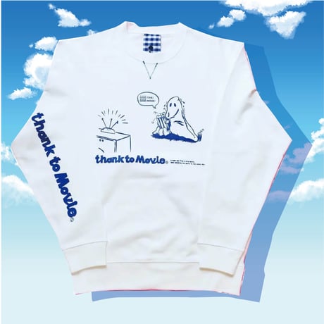 受注商品：Movie ghost スウェット（M/XL) ※2024/1/20〜1/31の間に発送致します。 ※土日祝日含まず